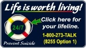 Suicide Hotline - Life is Worth Living!